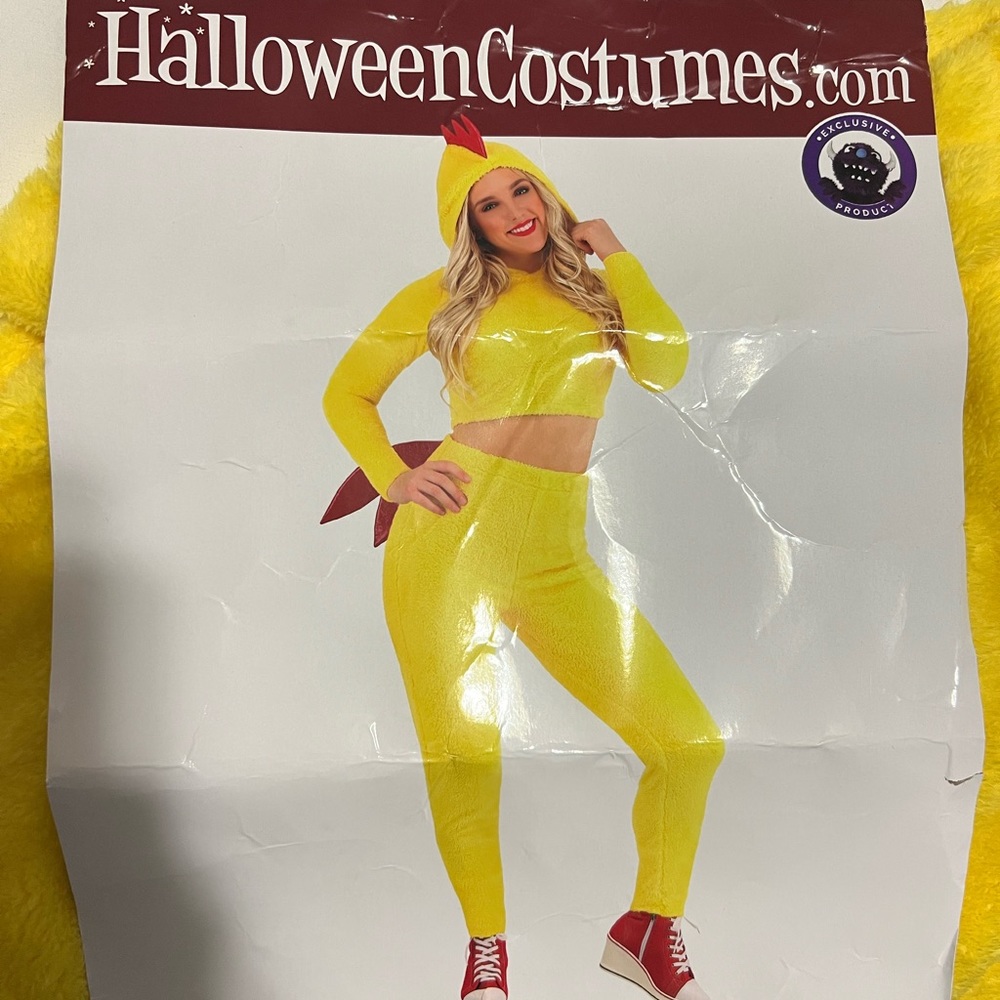 Large women’s chicken costume